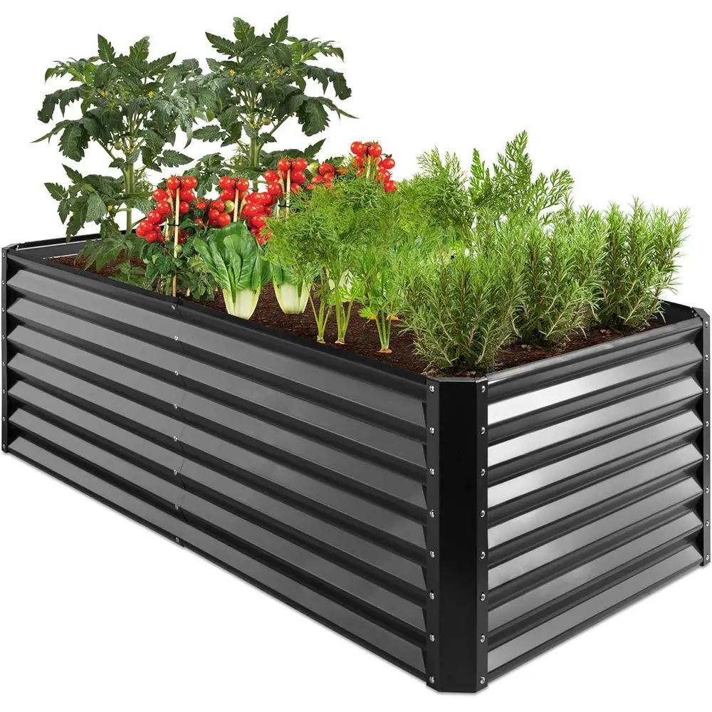 Raised Garden Bed - 3x2ft Large Outdoor Metal Raised Garden