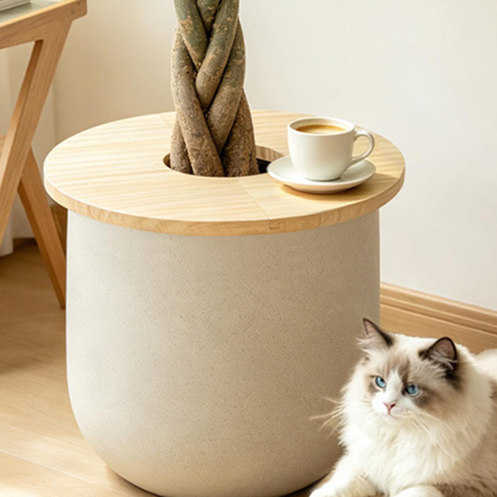 Flower Pot Covers Wooden Split - Indoor Herb Garden 评论和价格