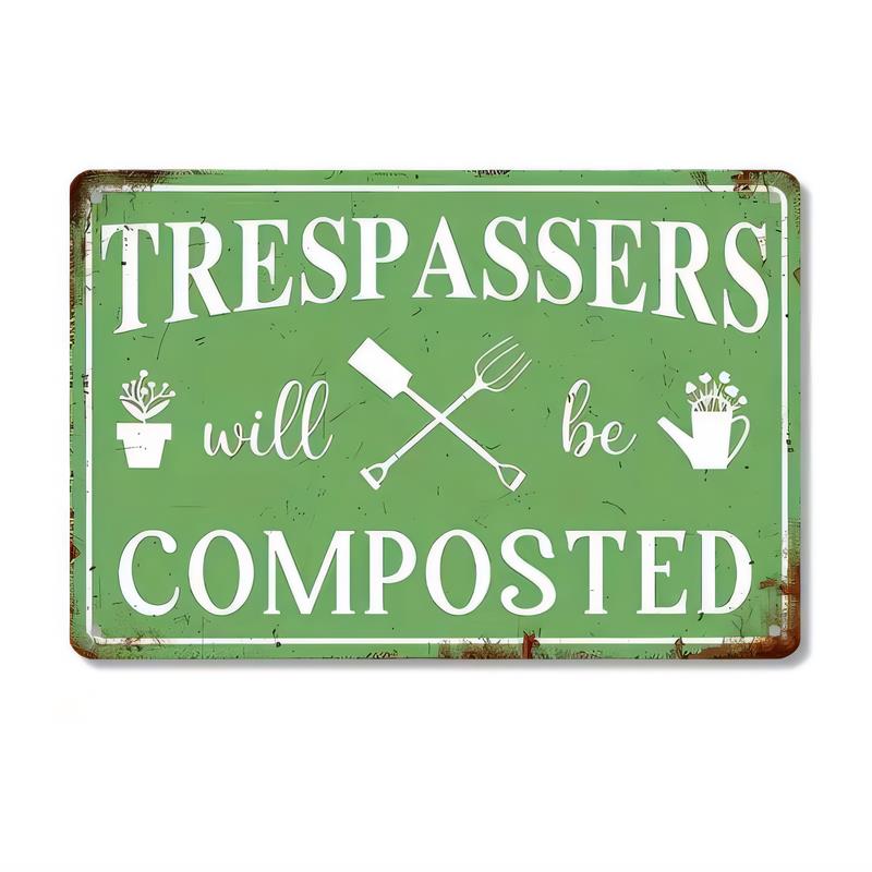 Vintage Green Trespassers Will - Watering Can 评论和价格