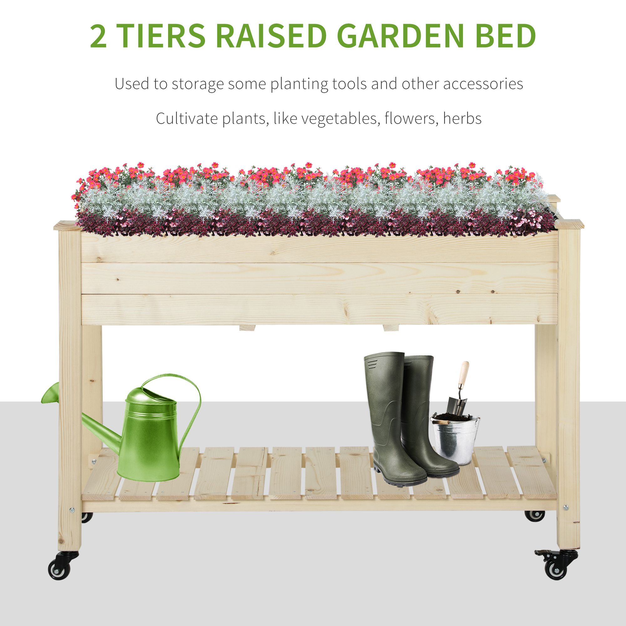 Outdoor/Indoor Raised Garden B - Grow Bag 评论和价格