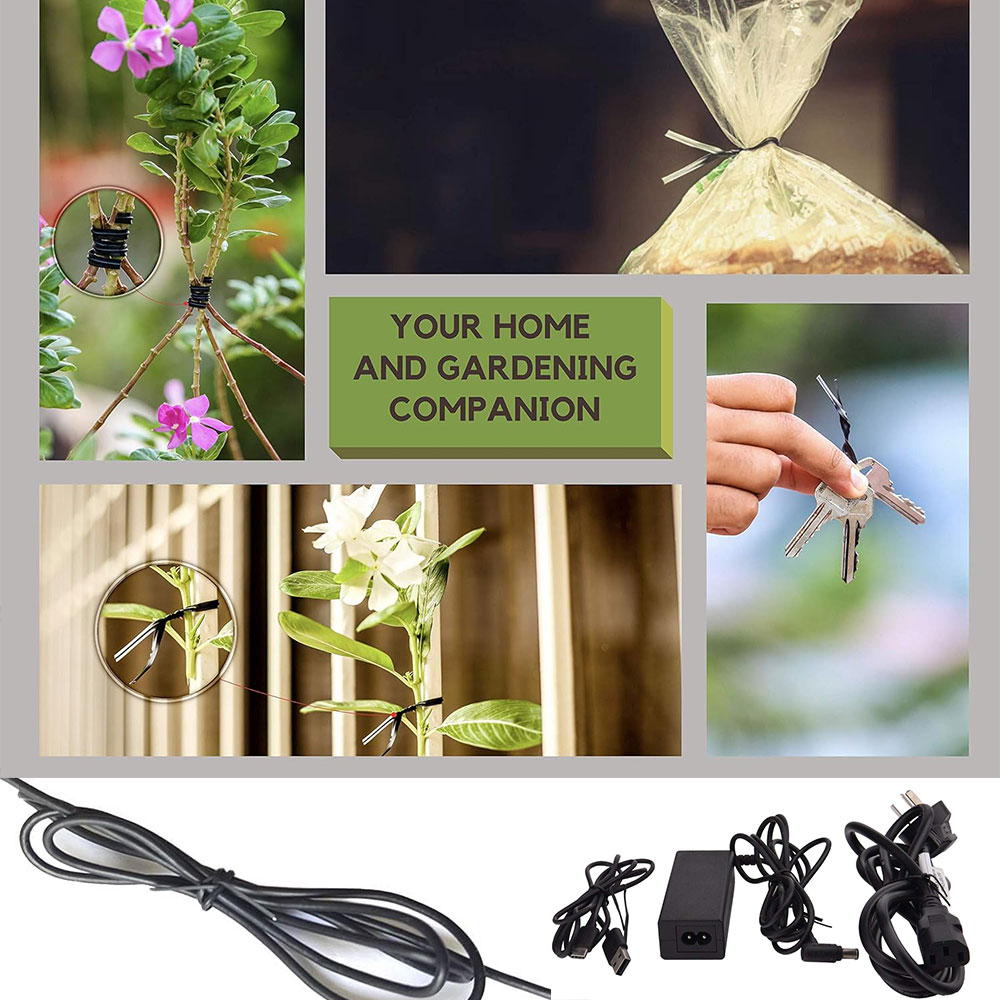 100Pcs BK WH Oblate Iron Wire  - Indoor Herb Garden 评论和价格