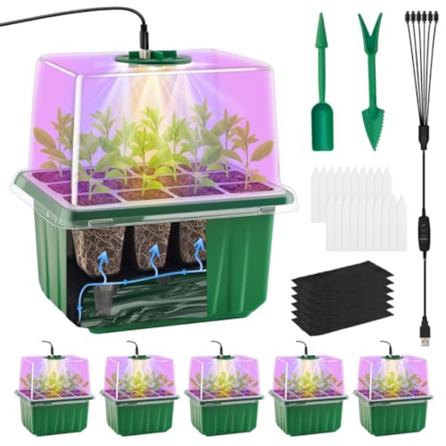 Seed Starter Tray with Light 6 - Seed Starter Tray 评论和价格