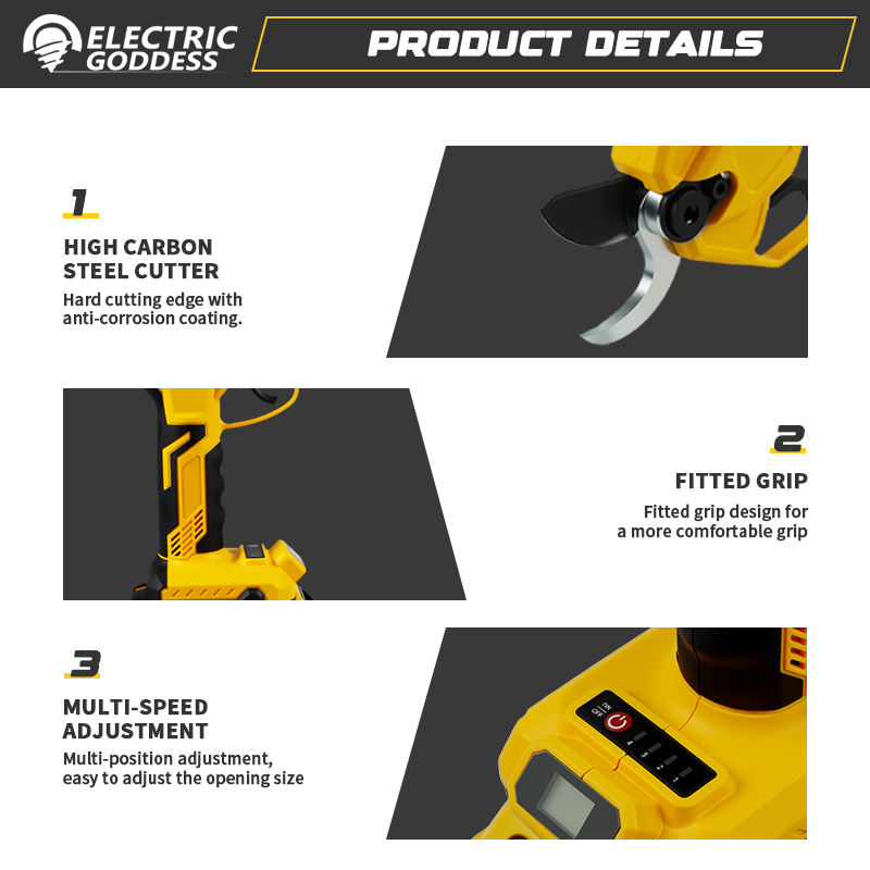 Brushless 55mm Electric Prunin - Pruning Shears 评论和价格
