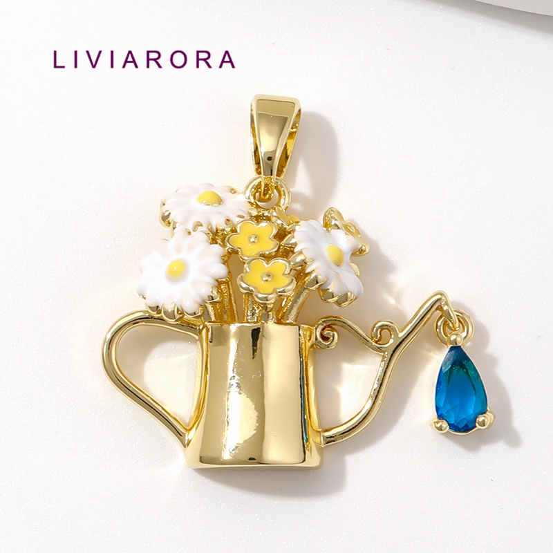 1/2/3Pcs 18K Gold Plated Brass - Watering Can 评论和价格