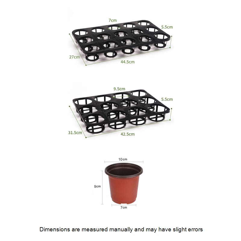 Plastic Plant Holding Tray Set - Seed Starter Tray 评论和价格