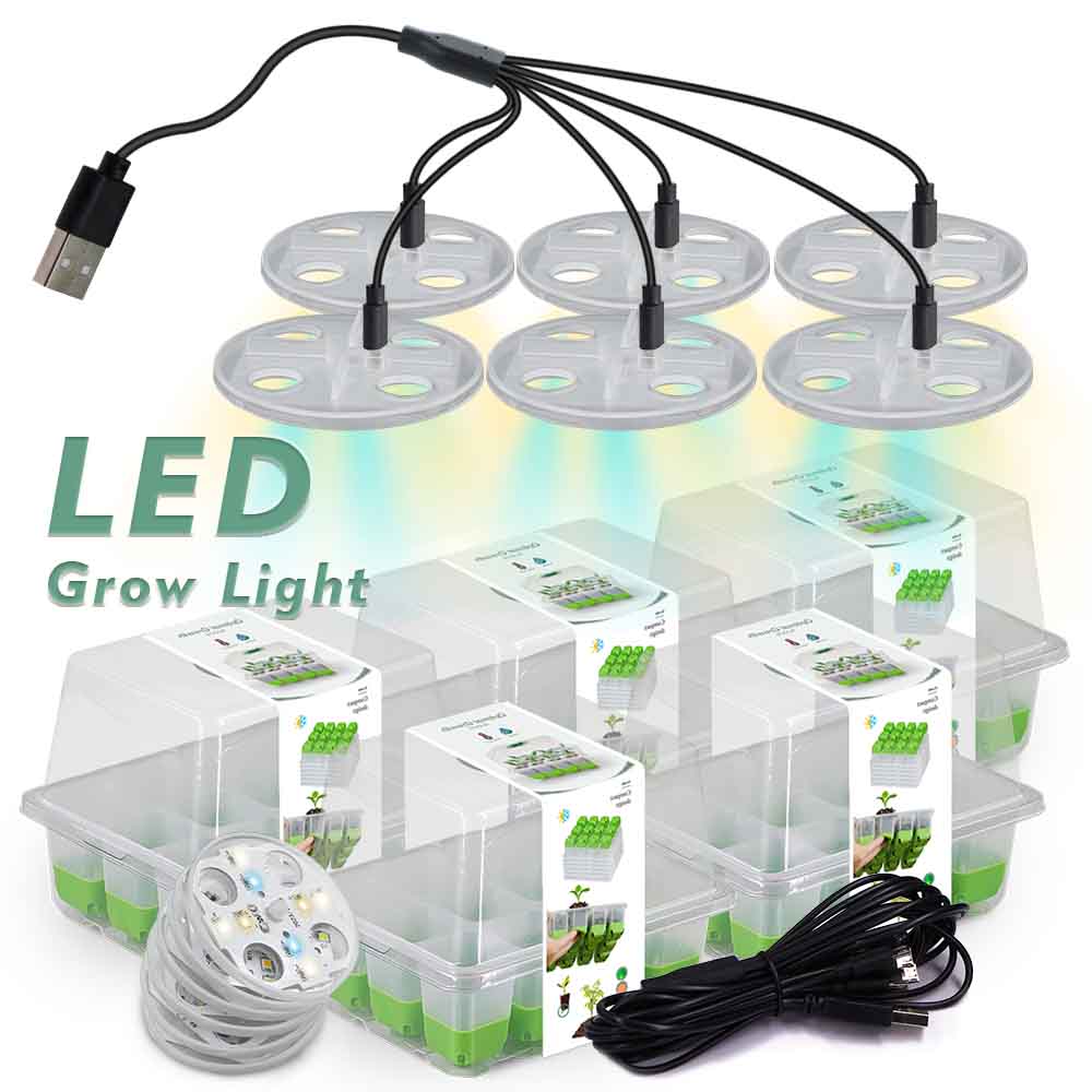 LED Grow Light Seedling Starte - Indoor Herb Garden 评论和价格