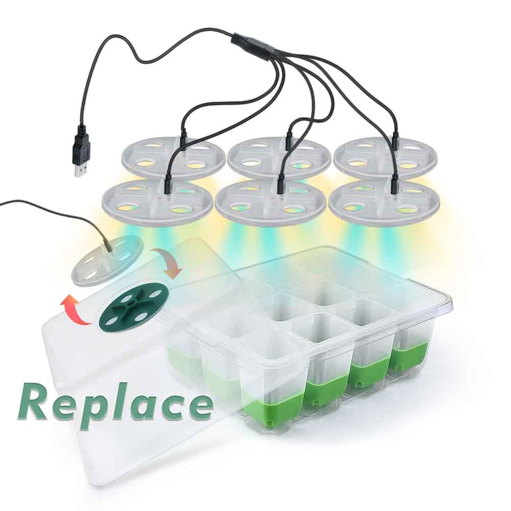 LED Grow Light Seedling Starte - Indoor Herb Garden 评论和价格