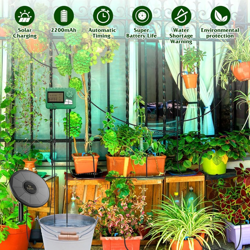 Solar Irrigation Equipment Gre - Self Watering Planter 评论和价格