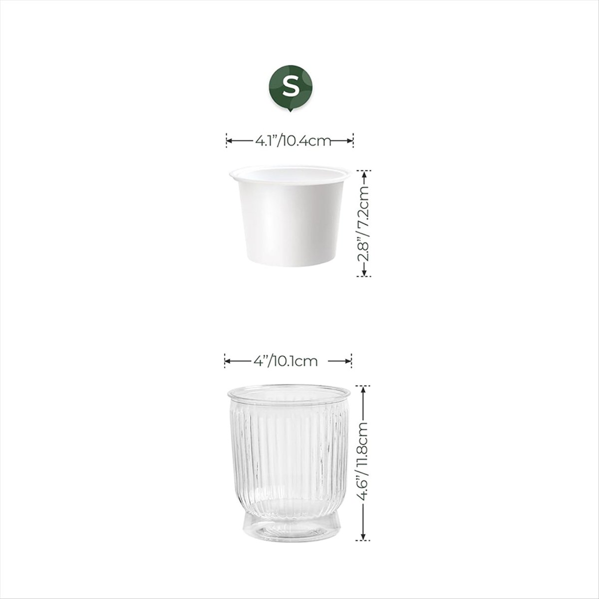 Self Watering Plant Pots, 4 In - Self Watering Planter 评论和价格