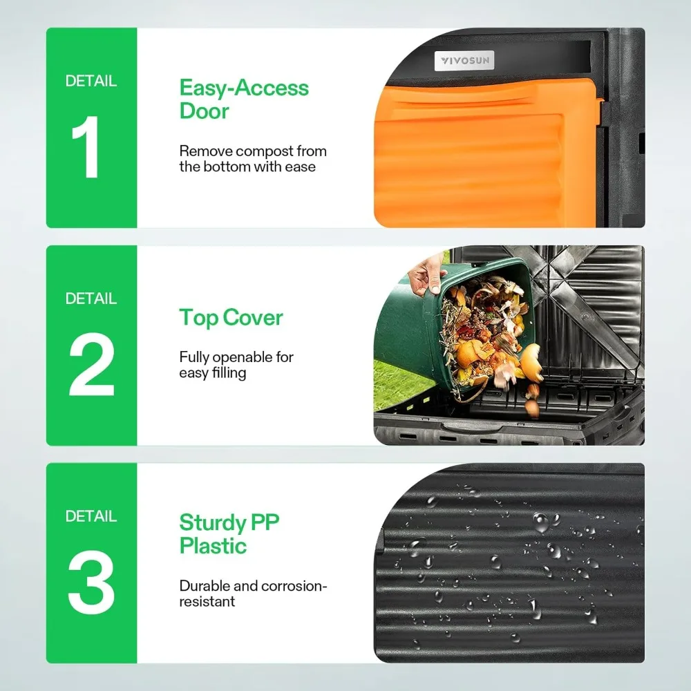 Gallon Outdoor Composting Bin  - Compost Bin 评论和价格
