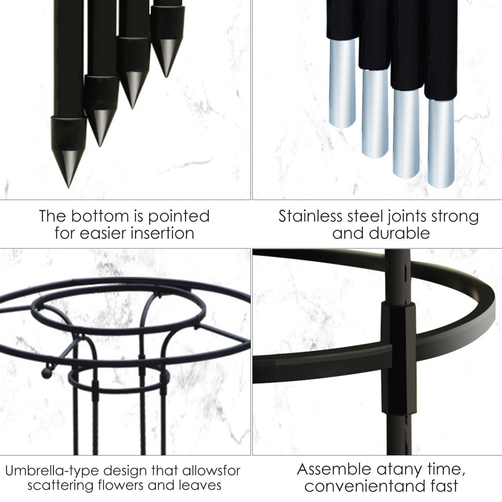 Garden Trellis Umbrella Tower  - Vertical Planter 评论和价格