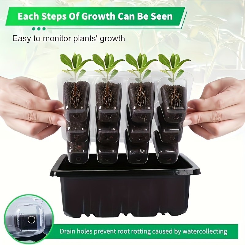 1/2/3-Pack 12/24/36-Cell Seed  - Seed Starter Tray 评论和价格