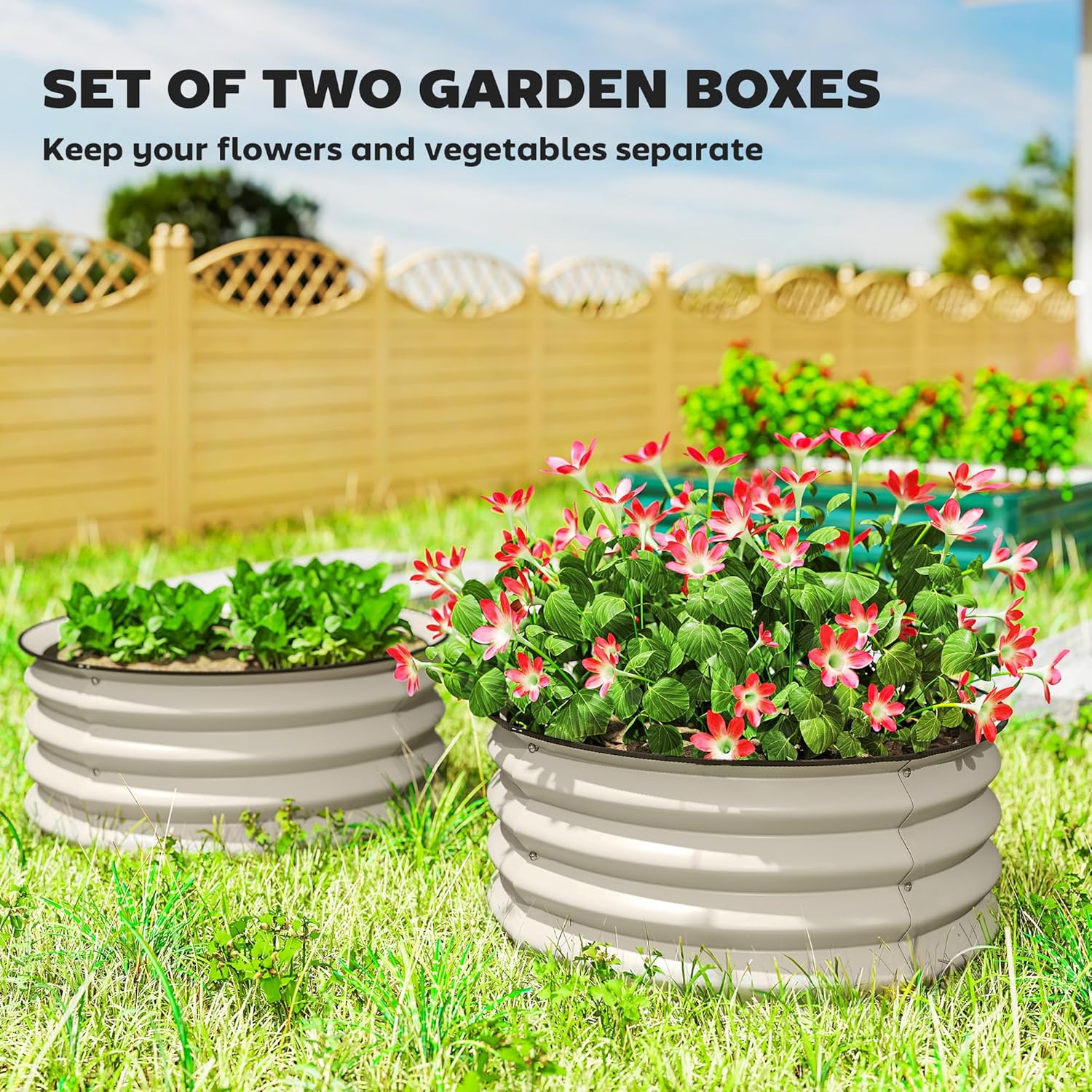 Galvanized Raised Garden Bed S - Raised Garden Bed 评论和价格