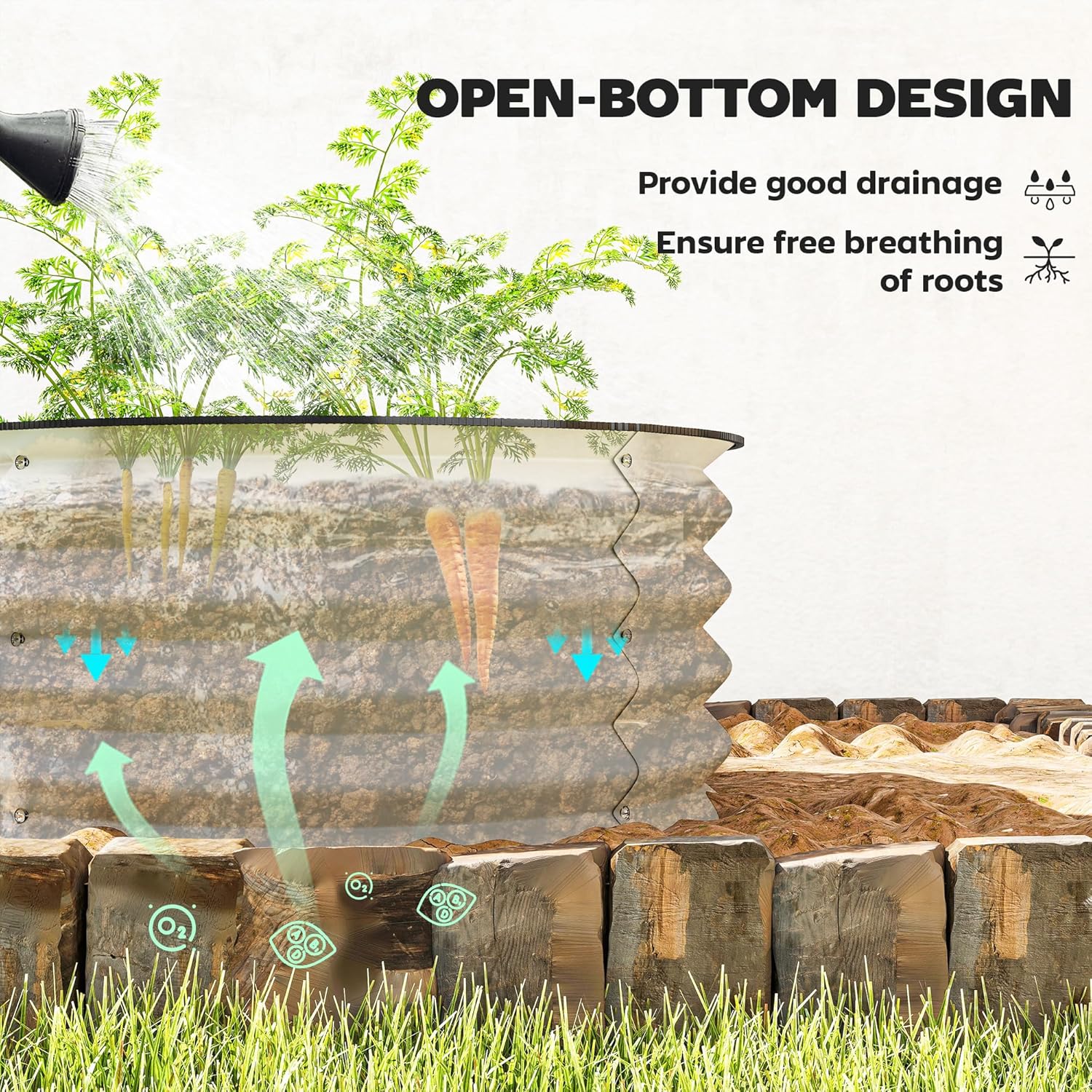 Galvanized Raised Garden Bed S - Raised Garden Bed 评论和价格