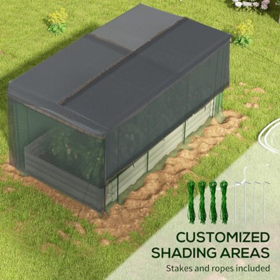 7.3 x 3.4 x 1 ft Galvanized Ra - Raised Garden Bed 评论和价格