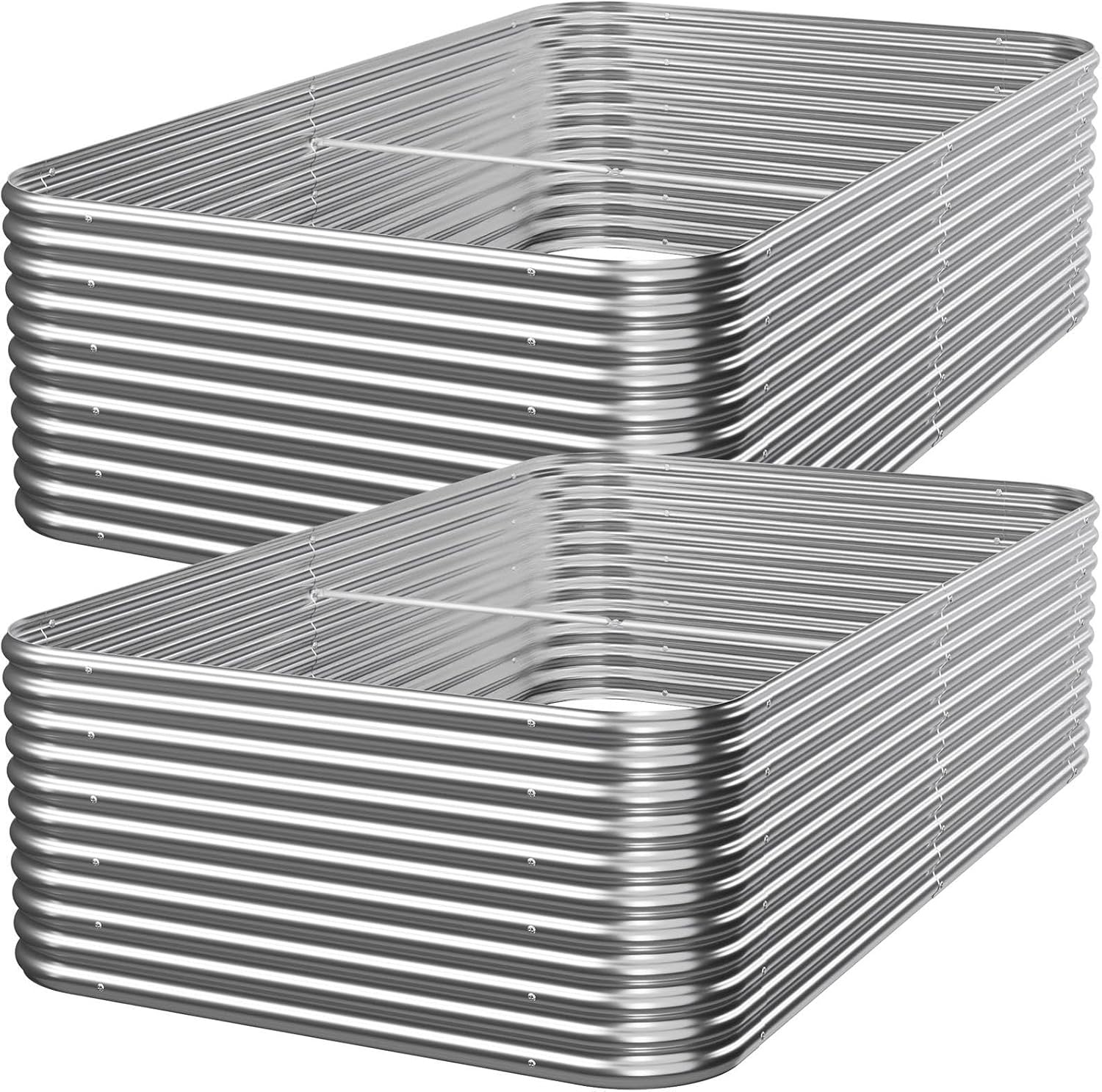 Outdoor Gardening with 2 PCS 8 - Raised Garden Bed 评论和价格