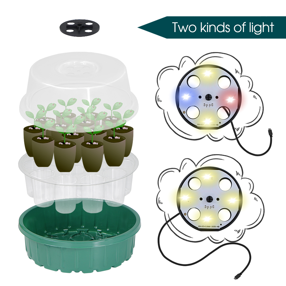 Round Seed Starter Tray with F - Seed Starter Tray 评论和价格