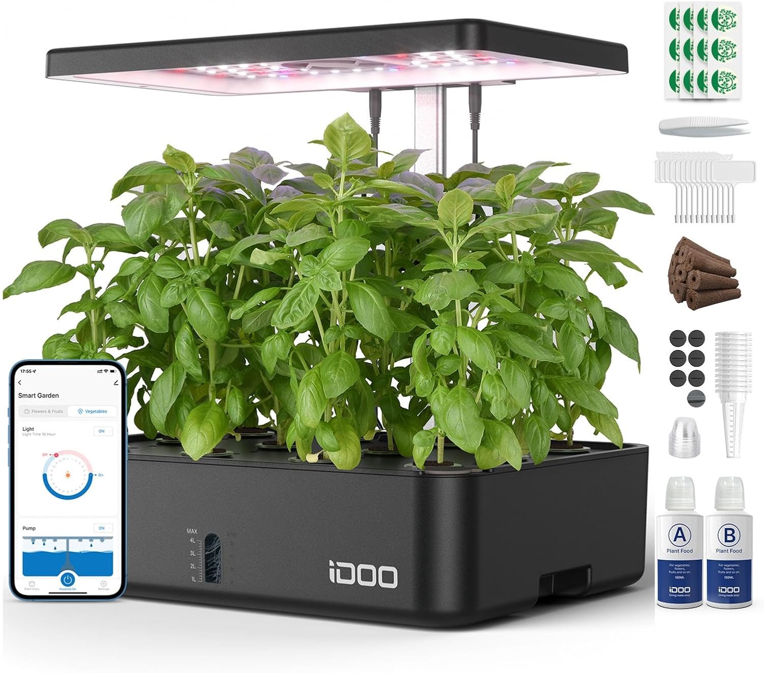 12 Pods WiFi Hydroponics Growi - Hydroponic Kit 评论和价格