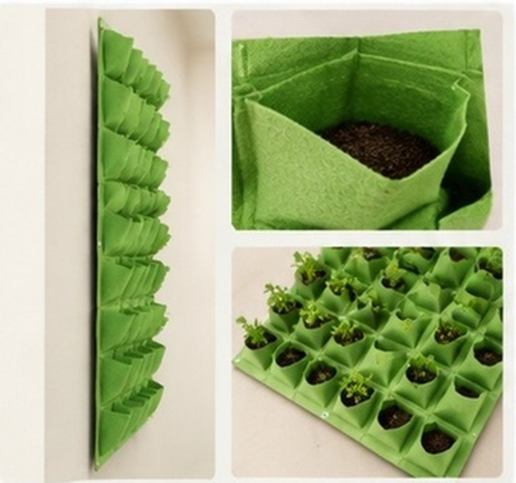 64 Pockets Wall Mounted Planti - Vertical Planter 评论和价格