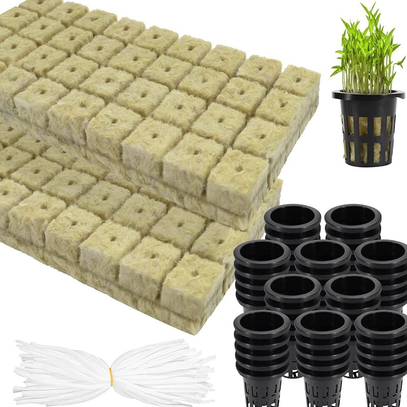 72-Pack Hydroponic Rockwool Cu - Hydroponic Kit 评论和价格